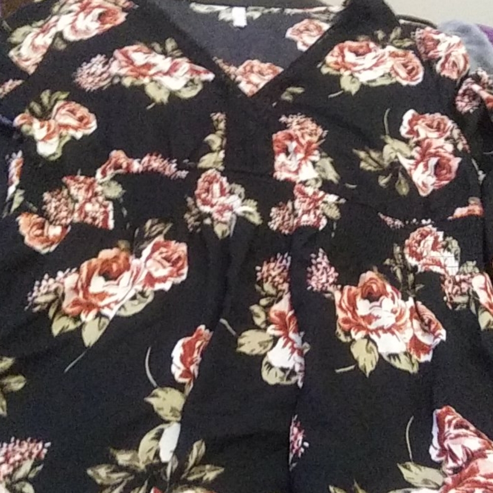 Flowery XL dress